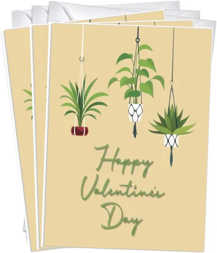 Miniatura 30 de Wright Home & Gift Divertidas tarjetas de felicitación del día de San Valentín/Galentines Paquete de 20 unidades a granel + 20 sobres (5 x 7)