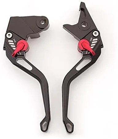 Miniatura 3 de Palancas de freno de embrague CNC cortas ajustables para carreras de motocicleta Scrambler Cafe Racer 2019-2020 Hypermotard 1100/S/EVO SP 2007-2012