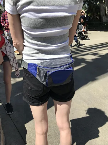 Miniatura 6 de Paquete de 5 bolsas de lujo a granel de colores, riñoneras para la cintura o bolsas de pecho cruzado, bolsa perfecta para el día de la cadera