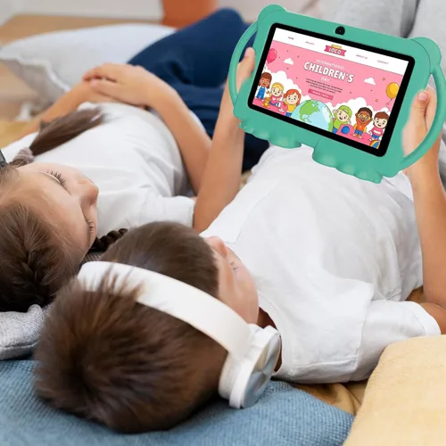 Miniatura 7 de Tablet para niños, tablet de 7 pulgadas para niños 4GB+32GB admite expansión de 1TB, control parental preinstalado, tableta para niños, tableta