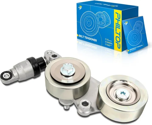 Miniatura 87 de PHILTOP Conjunto de tensor de correa con polea para BMW 325i, X3, X5, Z4, 325Ci, 330Ci, 530i, 525i, 325xi, 330i, 330xi, correa dentada OE #