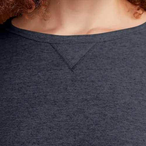 Miniatura 4 de Hanes, Ecosmart - Sudadera de cuello redondo con muesca en V para mujer, sudadera de vellón sin botones