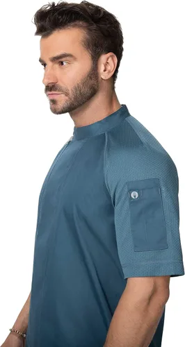 Miniatura 3 de Chef Works Varkala - Abrigo de chef para hombre