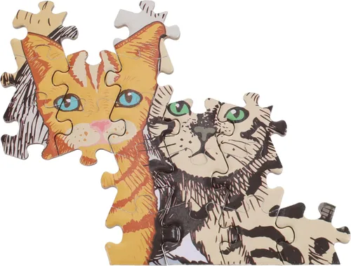 Miniatura 4 de TDC Games Rompecabezas más difícil del mundo – Gatos – 500 piezas de doble cara – 15 pulgadas