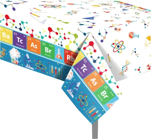 Miniatura 55 de 1 paquete de mantel de plástico con diseño de bandera americana del 4 de julio para fiesta, 54 x 87 pulgadas de largo, mantel rectangular para bufé
