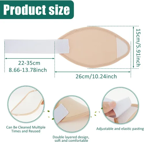 Miniatura 7 de Paquete de 2 unidades de aceite esencial para rodilla, tobillo, codos, brazos y pies, paquete de aceite de rodilla de franela de bambú reutilizable