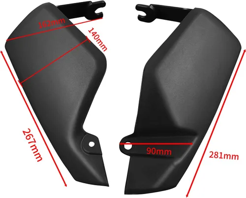 Miniatura 7 de Manillar de manillar de motocicleta para Suzuki V-Strom Vstrom DL 650 DL650 2004-2019 2020 2021 2022 2023 Protector de carenado resistente al viento