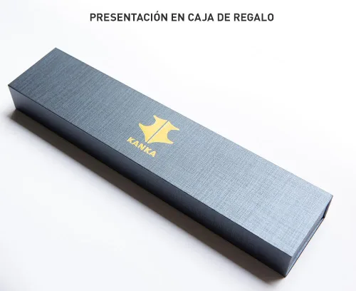 Miniatura 5 de KANKA Cuchillo afilador de alta calidad de 9 pulgadas, varilla de acero inoxidable de alto carbono de alta calidad para cuchillos con mango
