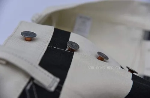 Miniatura 5 de Pantalones de moto a rayas prisionero de 16oz