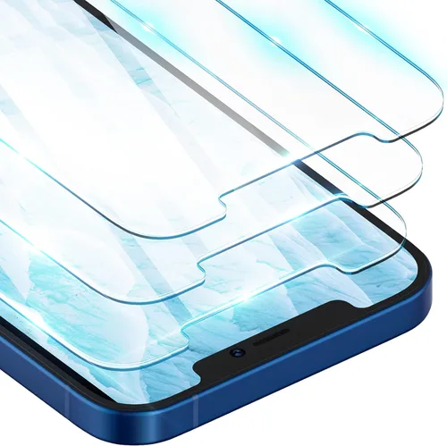 Miniatura 10 de ORIbox Protector de pantalla de cristal para iPhone 13 Pro Max, 3 paquetes de protección ocular antiarañazos, protector de pantalla de vidrio