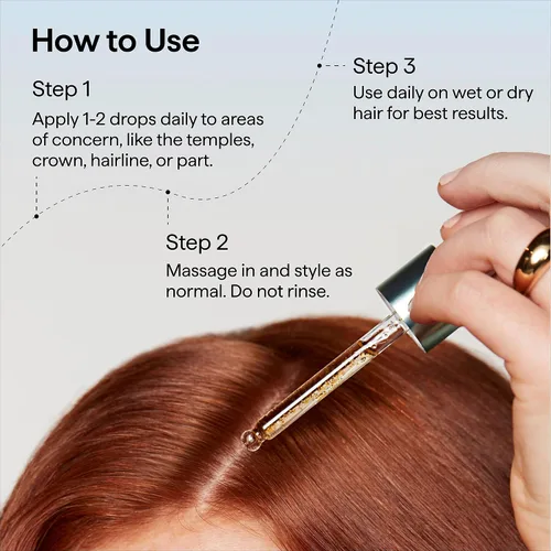 Miniatura 8 de Briogeo Destinado a la densidad de cafeína + suero de densidad de péptidos de biotina Aumenta el grosor y el volumen del cabello para cabello fino