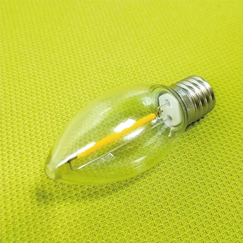 Miniatura 6 de Meconard Bombilla LED C9 de repuesto de Navidad, paquete de 25 bombillas LED C9 inastillables para luces de Navidad al aire libre, base intermedia