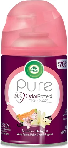 Miniatura 11 de Air Wick - repuestos en espray para ambientador automático, olor a agua fresca, 1 unidad, aceites esenciales, neutraliza malos olores