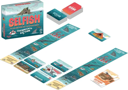 Miniatura 7 de Ridley's Juegos: Juego de cartas egoísta edición náufrago Juego de fiesta fácil de jugar para grupos Ideal para 2-5 jugadores Es una gran idea