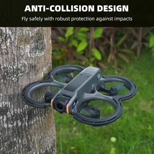 Miniatura 6 de Protección de parachoques BRDRC Avata 2, protector de hélice y protector de estabilizador, anillo anticolisión para accesorios DJI Avata 2 Fly More
