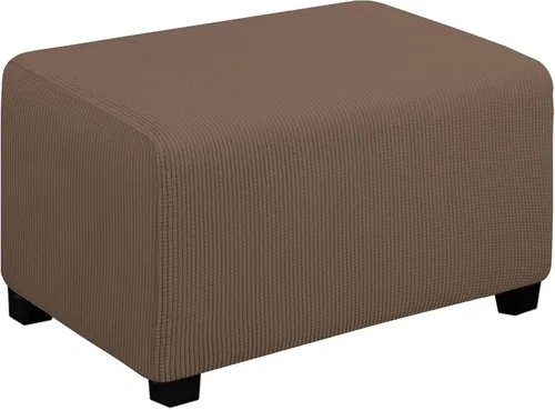 Miniatura 39 de Easy-Going Funda Elástica para Otomana Taburete de Almacenamiento Plegable Protector de Muebles Funda Rectangular Suave con Parte Inferior Elástica