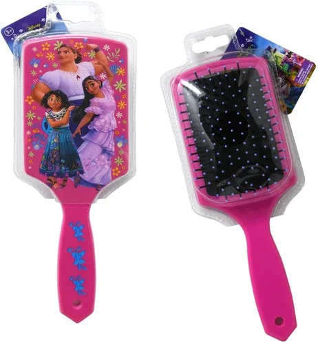 UPD Disney Encanto - Cepillo de pelo con etiqueta colgante, color rosa