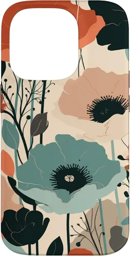 Miniatura 16 de Funda para iPhone 11 Pro Max Minimal Poppy Flower Boho Floral Cute Aesthetic