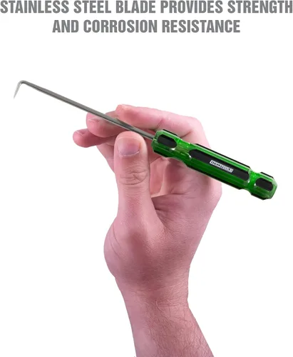 Miniatura 4 de OEMTOOLS 26545 Juego de 6 piezas de ganchos y punzones con mango de acetato, herramienta de gancho y herramienta de punzón, juego de punzones