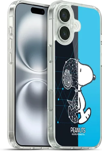 Miniatura 87 de Head Case Designs Funda de gel con licencia oficial de Peanuts Snoopy & Woodstock Halfs and Laughs [protección de grado militar] compatible