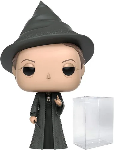 Harry Potter - Professor Minerva McGonagall #37 Funko Pop! Figura de vinilo (paquete con funda protectora compatible con Pop Box), multicolor, 3.75