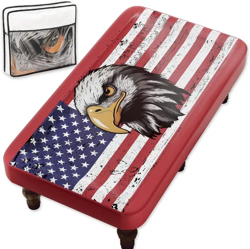 Miniatura 9 de Funda de cuero para mesa de billar de 8 pies, 8 pies, para exteriores e interiores, para proteger la mesa de billar, color rojo