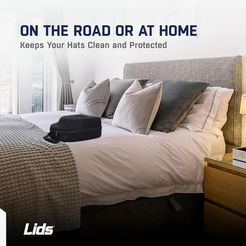 Miniatura 7 de Lids Estuche de viaje para gorras, para 6 sombreros, exterior de camuflaje duradero con interior negro, almacenamiento con asa y correa de hombro