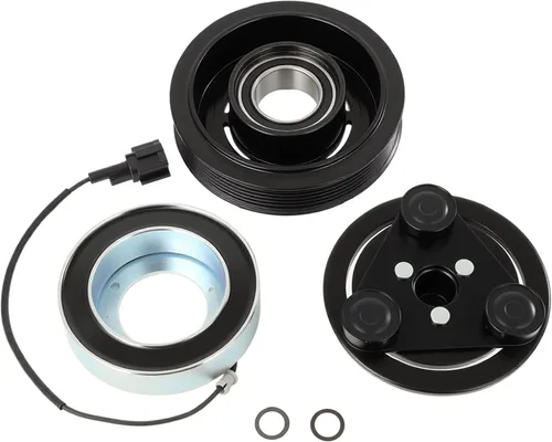 Miniatura 49 de CCIYU Embrague del compresor de CA para el coche 2001 2002 2003 2004 2005-2006 para Hyundai Santa Fe 2.7L Aire acondicionado compresor embrague