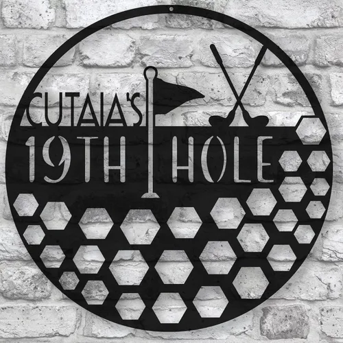 Miniatura 71 de Letrero de metal personalizado con nombre de camión, semirremolque, arte de pared para valla de garaje, patio, decoración al aire libre, letrero