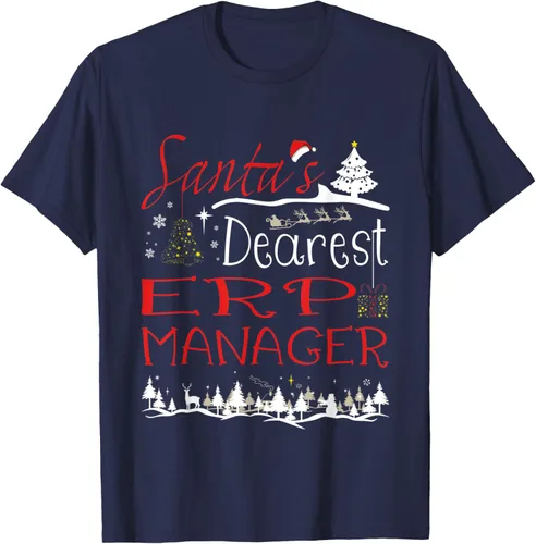 Miniatura 9 de ERP Manager Xmas Job Cute Christmas T-Shirt
