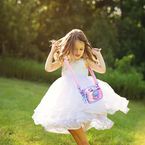 Miniatura 6 de Kejea Regalos de unicornios para niñas, bolso de unicornio para niñas, bolso cruzado para niñas pequeñas, lindo bolso para adolescentes