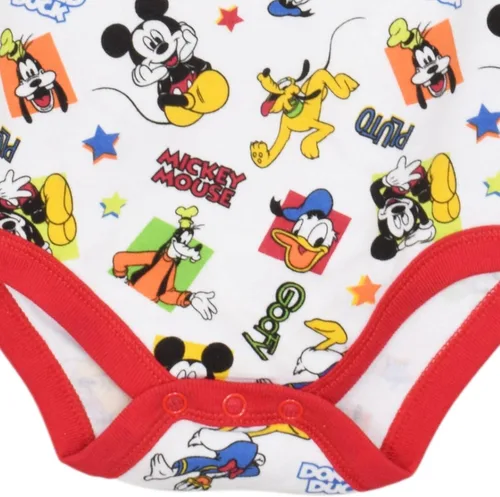 Miniatura 7 de Disney Mickey Mouse Lion King Winnie the Pooh Pixar Toy Story Buscando a Nemo Baby Paquete de 5 mamelucos para recién nacido a bebé