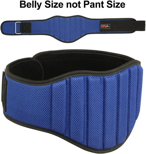 Miniatura 3 de MRX - Cinturones de levantamiento de pesas para hombres, entrenamiento de fitness, gimnasio, soporte de espalda, cinturón de levantamiento de pesas