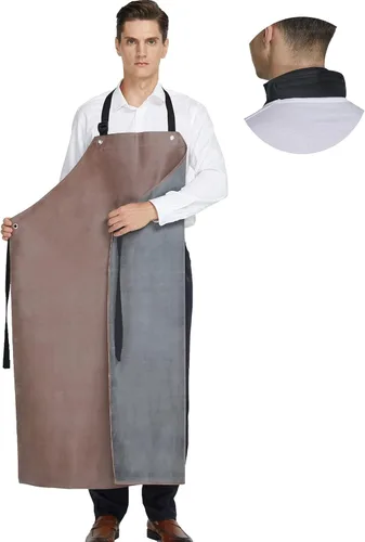 Miniatura 11 de Delantal de goma impermeable para carnicero resistente al aceite resistente a los productos químicos delantales de seguridad para limpiar peces