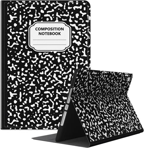 Miniatura 11 de Funda para iPad de 9ª/8ª/7ª generación 2021/2020/2019 de 10.2 pulgadas, soporte de visión multiángulo de 10.2 pulgadas, funda Folio Smart Auto Negro