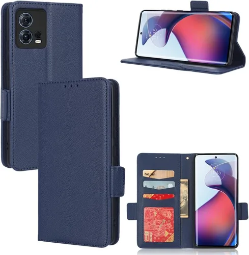 Miniatura 138 de Funda de piel sintética compatible con Motorola Moto E22 4G, funda de piel sintética compatible con Motorola Moto E22i 4G, color negro