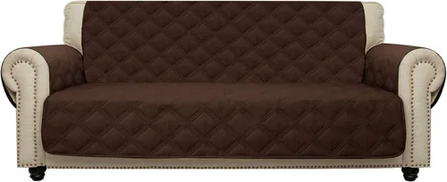 Miniatura 7 de CHHKON - Funda de sofá impermeable con estampado de huellas de perro, antideslizante, acolchada, protector de sofá para niños, mascotas, protector