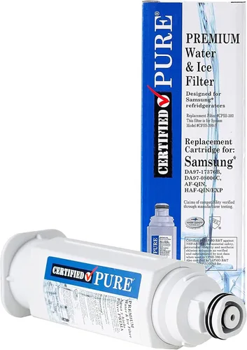 Filtro de reemplazo de agua y hielo para refrigerador para agua potable limpia y fresca, se adapta a los modelos de Samsung* DA97-1737B,
