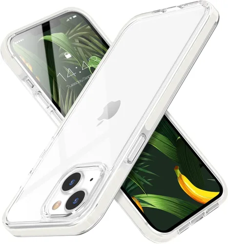 Miniatura 7 de MATEPROX Compatible con iPhone 14, transparente, delgada, transparente, a prueba de golpes, para iPhone 14 de 6.1 pulgadas 2022 (negro)