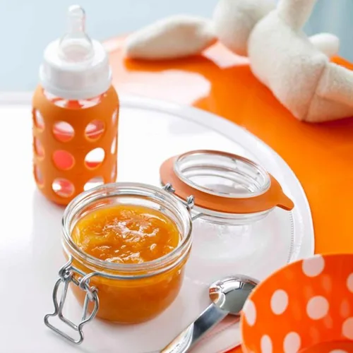 Miniatura 2 de Le Parfait Super Terrine Jar 4oz (125ml) (Packo de 4) Tarro de vidrio francés, sello de goma hermético y tapa de vidrio Tarros de vidrio
