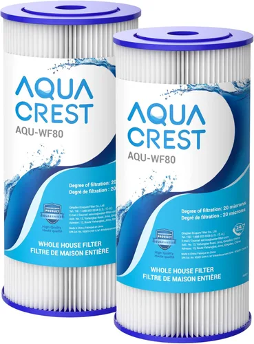 Miniatura 11 de AQUA CREST FXHSC - Filtro de agua para toda la casa, repuesto para GE® FXHSC, GXWH40L, GXWH35F, American Plumber W50PEHD, W10-PR, Culligan®