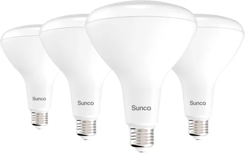 Sunco BR40 Bombillas LED, luces de inundación para interiores, bombilla empotrada, 1400 LM, 17 W (equivalente a 100 W), blanco suave de 3000 K,