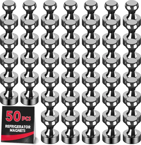 Miniatura 25 de LOVIMAG Imanes para nevera, 16 unidades, pizarra blanca para refrigerador, pequeño imán fuerte, accesorios de cocina, juego de casillero decorativo