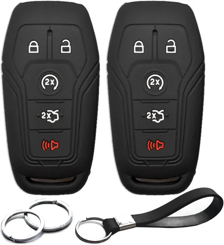 2 piezas compatibles con Ford Edge Fusion Explorer Mustang F-150 F-250 F-350 F-450 Super Duty Expedition Lincoln MKC MKX MKZ Nautilus Funda de