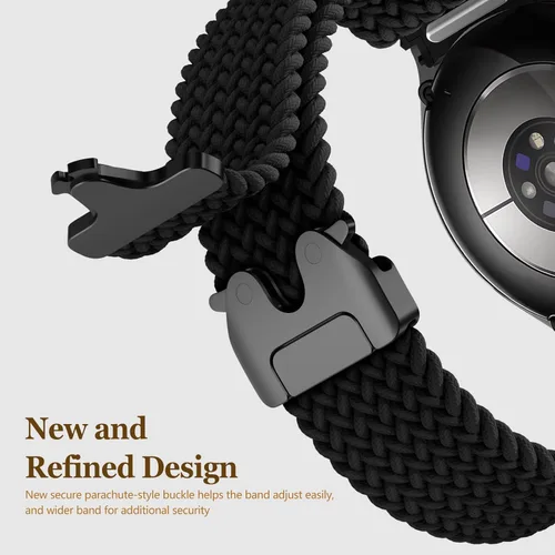 Miniatura 5 de Correas trenzadas para Samsung Galaxy Watch 7/6/5/4/FE 40mm 44mm/Watch 6 4 Classic 46mm 42mm 47mm 43mm/5 Pro 45mm, Correa deportiva elástica