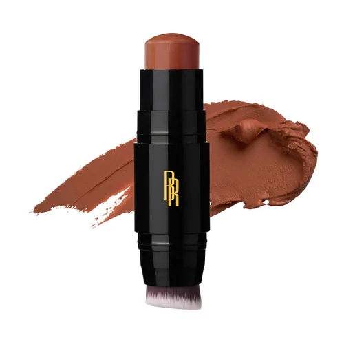 Miniatura 12 de Base de maquillaje en barra Black Radiance Color Perfect con aplicador de cepillo suave en dúo – Fórmula versátil, construible, mezclable y rica