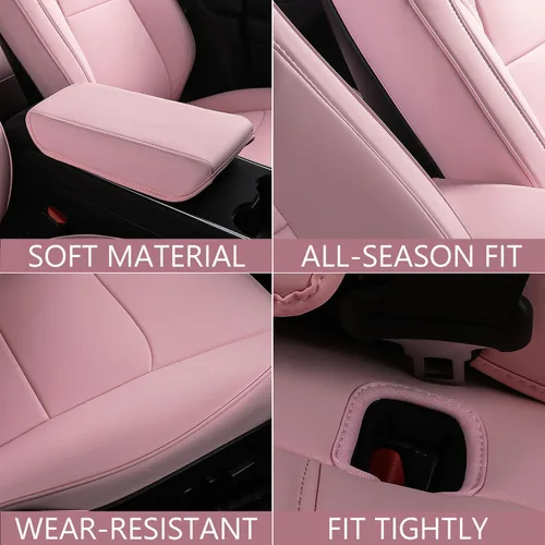 Miniatura 6 de Xipoo Funda de asiento compatible con Tesla Model 3, funda de asiento de automóvil, funda de poliuretano de repuesto para Tesla Model 3 2017 2018