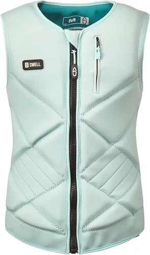 Miniatura 16 de SWELL Wakesurf Chaleco de neopreno para mujer diseñado exclusivamente para wakesurf, ¡pero ideal para todas las demás actividades acuáticas! Azur