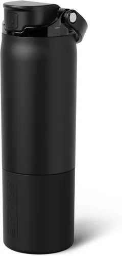 Miniatura 53 de BrüMate Rise - Botella de agua de 18 onzas con popote de silicona cubierto Botella de agua para niños aislada 100% a prueba de fugas Base apta