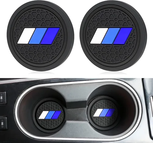 Miniatura 8 de Portavasos para accesorios Toyota, Tacoma, TRD, Tundra, Rav4, Highlander Camry, estilo retro clásico tricolor, inserto